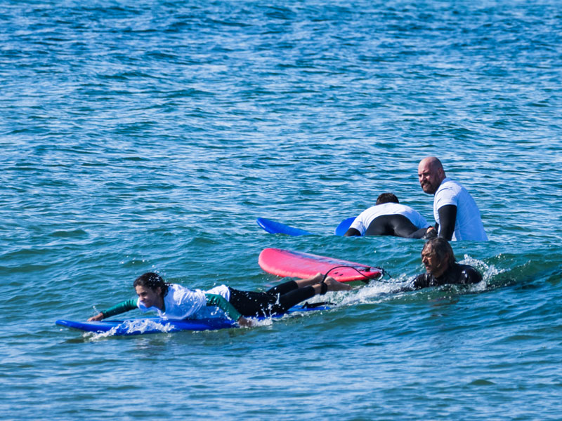 surfing lisbon group surf lessons